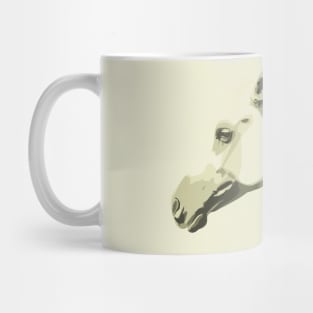 Head of white horse Mug